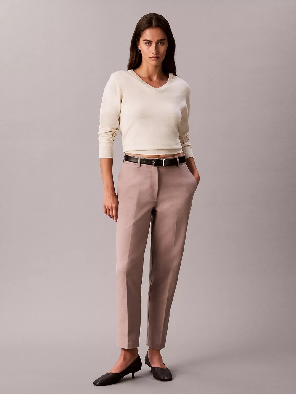 Calvin Klein Cotton Stretch Straight Fit Chino Pants